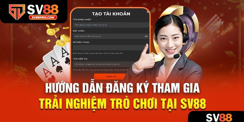 Hướng dẫn đăng ký và đăng nhập tại nhà cái sv88